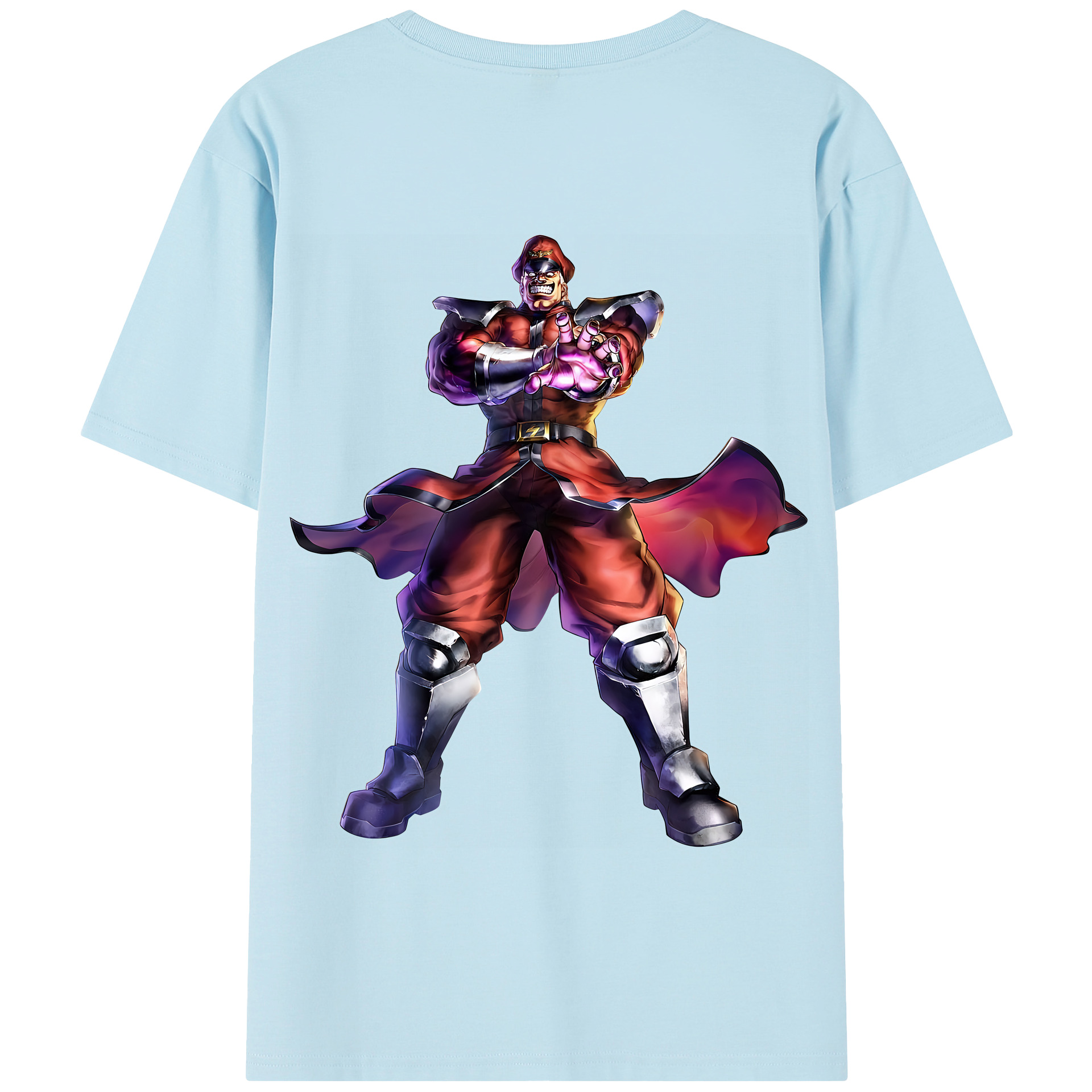 （画像用） 北斗の拳 Fist of the North Star 綿100％半袖Tシャツ（背面プリント）